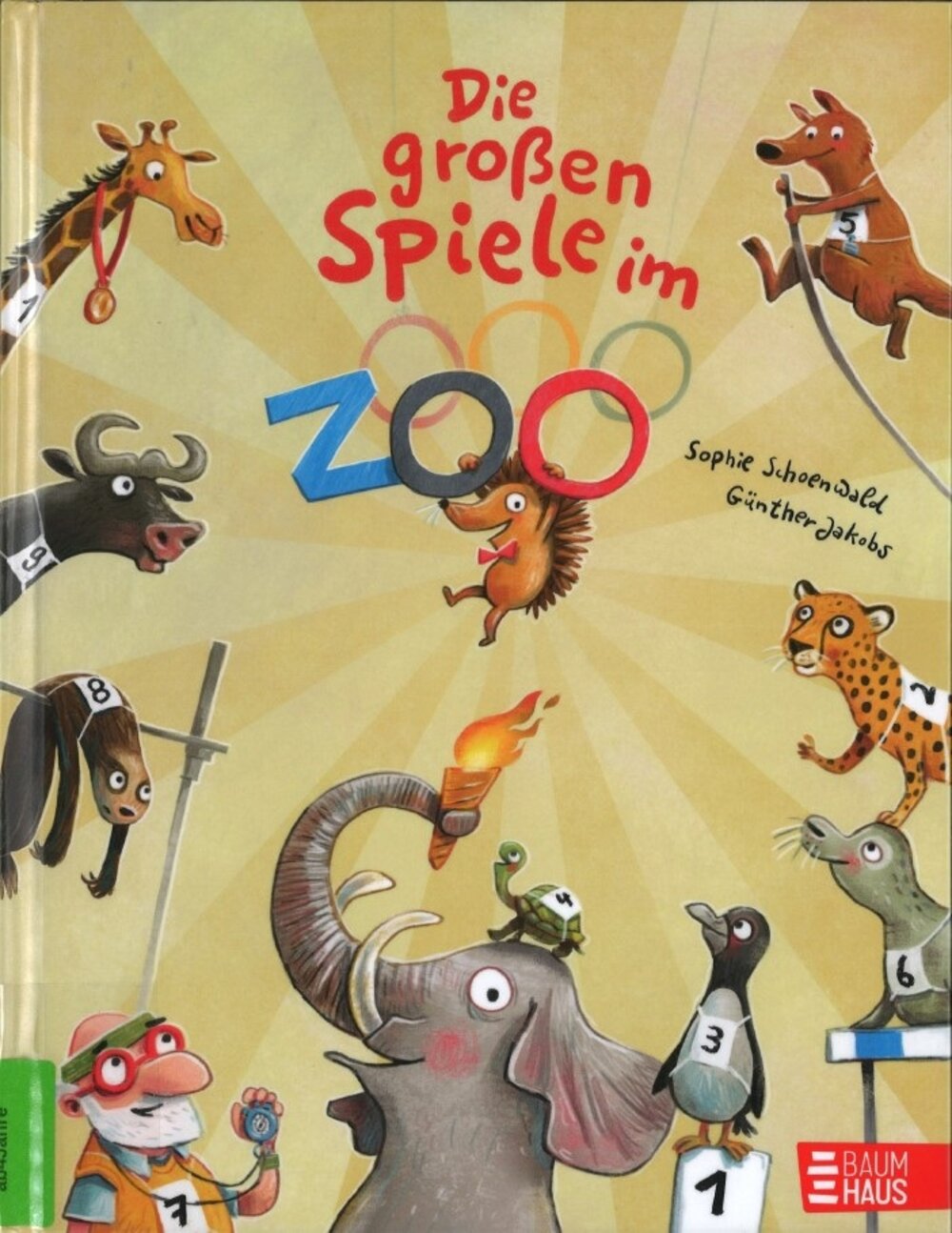 Foto: Buchcover "Die großen Spiele im Zoo"