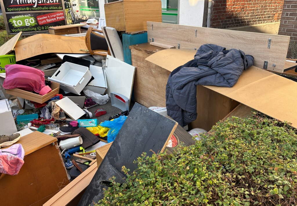 Aus den angemeldeten vier Kubikmetern Sperrmüll wurden acht Kubikmeter