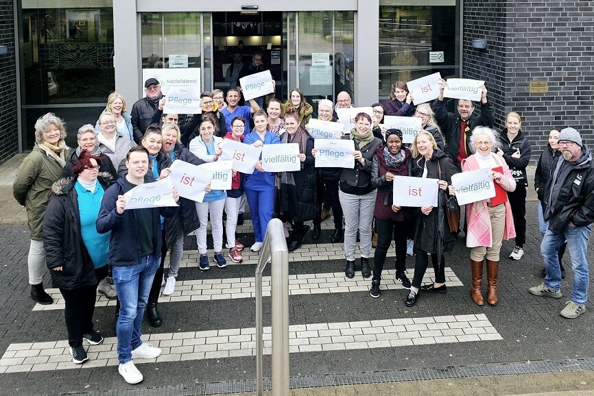 Monika Kindel organisiert den Arbeitskreis Pflege