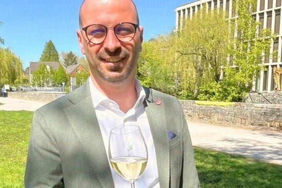 Matthias Harman freut sich auf das Schlemmen am Werseufer.