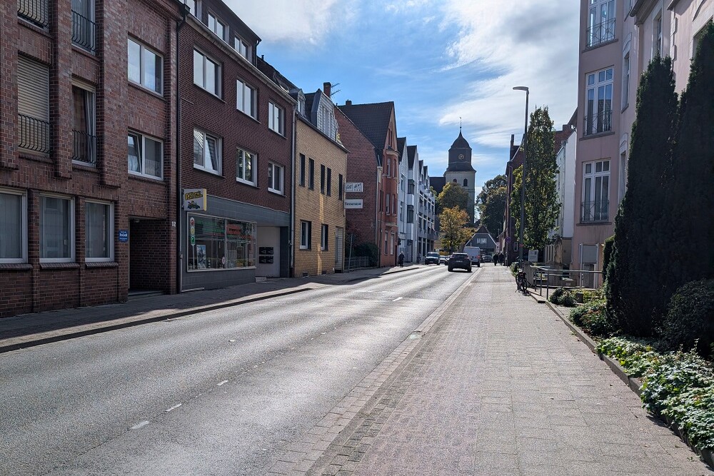 Straßenbauarbeiten in der Kampstraße