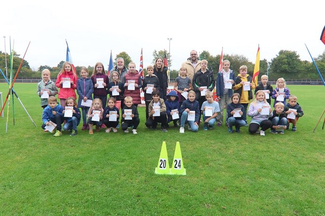 Foto: Verleihung der Sportabzeichen 2024