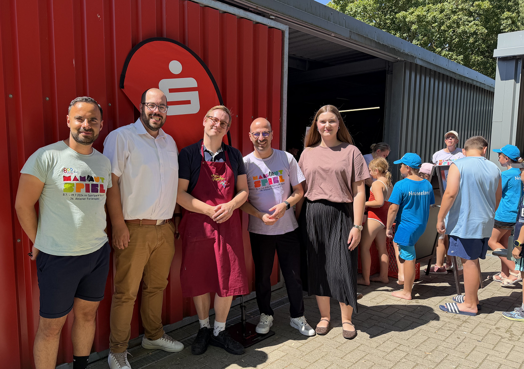 Foto: BM mit der Familie Gamba