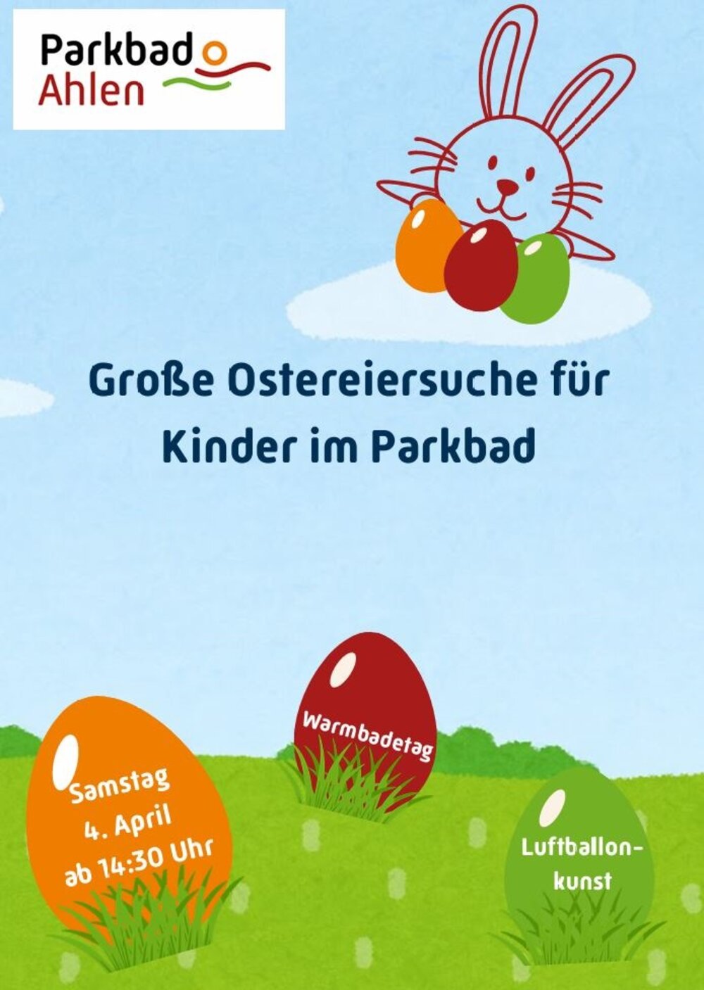 Foto: Plakat Ostereiersuchen