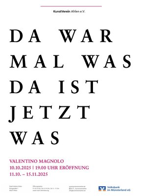 Foto: Ausstellung Valentino Magnolo