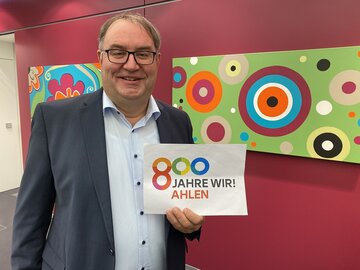 Martin Hosselmann, seit gut fünf Jahren Niederlassungsleiter für die Volksbank im Münsterland in Ahlen