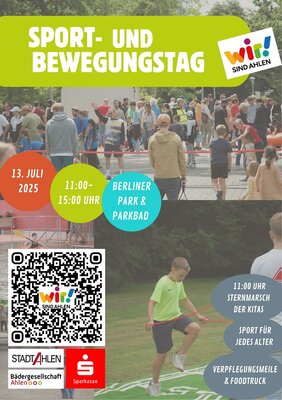 Plakat: Sport- und Bewegungstag 2025