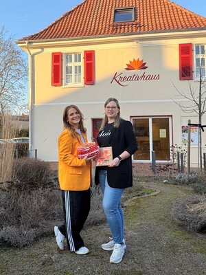 Foto: Vorstellung der Veranstaltung Farbe trifft Faser