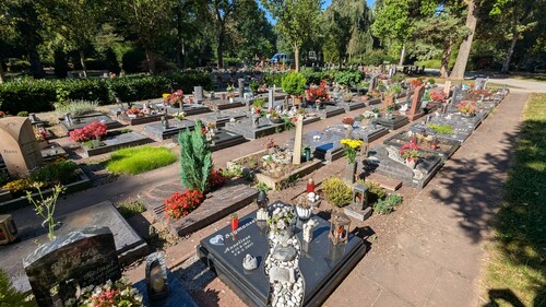 Foto: Urnenwahlgrab auf dem Südfriedhof