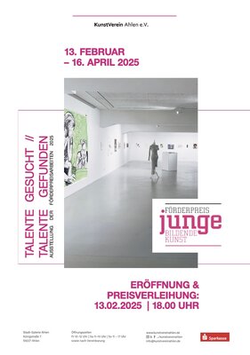 Foto: Ausstellungsplakat Förderpreis 2025