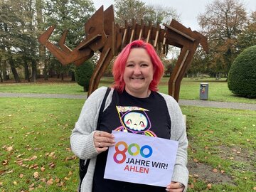 Anika Meierhenrich (42), verheiratet, zwei Kinder, geboren in Münster, lebt seit 21 Jahren in Ahlen; Referentin für den Bereich Kommunikation Bauprojekte bei der Stadt Ahlen und eine Redakteurin des Stadtmagazins von Pro Ahlen