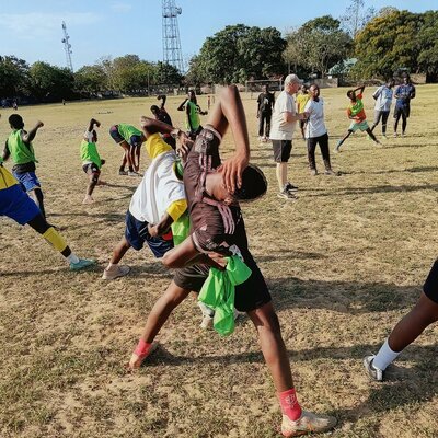 Foto: Fußballtraining in Bagamoyo