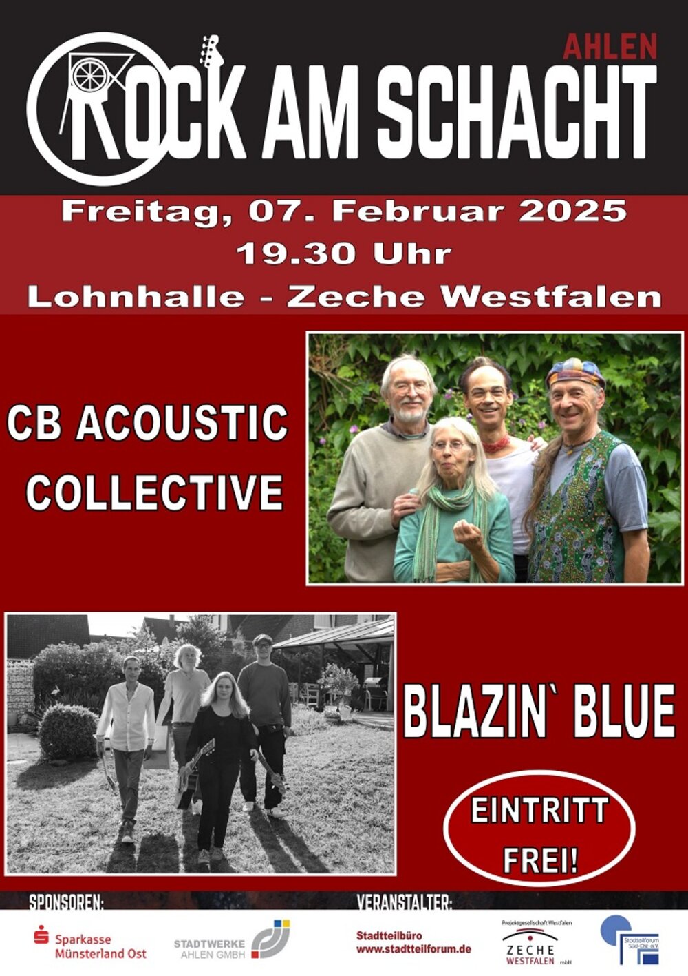 Foto: Plakat Rock am Schacht Februar 2025