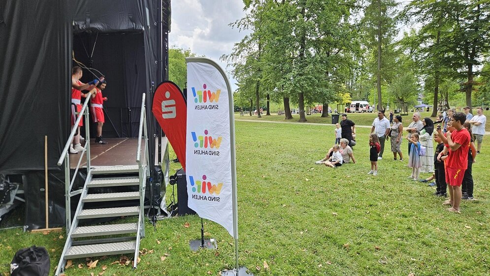 Foot: Action im Stadtpark