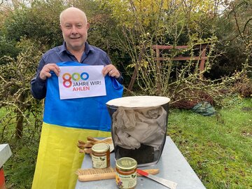 Uwe Schnafel (65), 35 Jahre Angestellter der Stadt Ahlen, Vorsitzender „Ukraine Hilfe Ahlen“ sowie tätig im Trägerverein Schullandheim Winterberg, Förderverein Fördertürme Ahlen