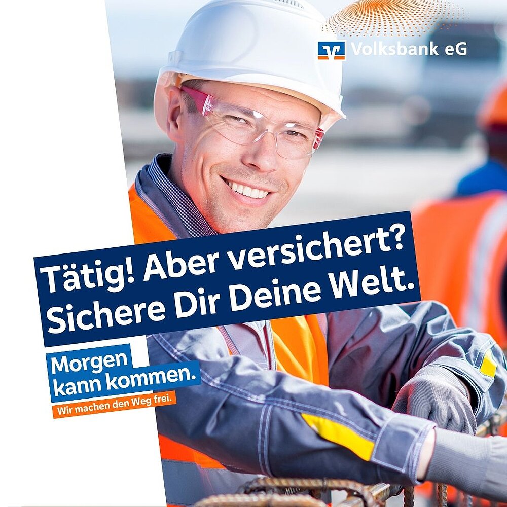 Banner Werbung Volksbank