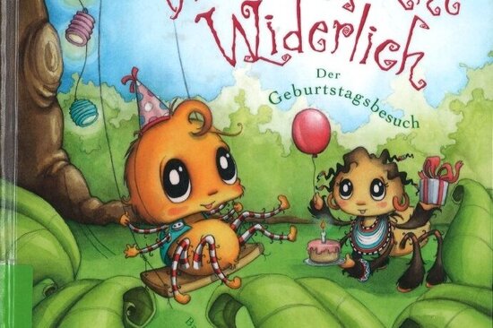 Foto: Buchcover "Die kleine Spinne Widerlich - Geburtstagsbesuch"