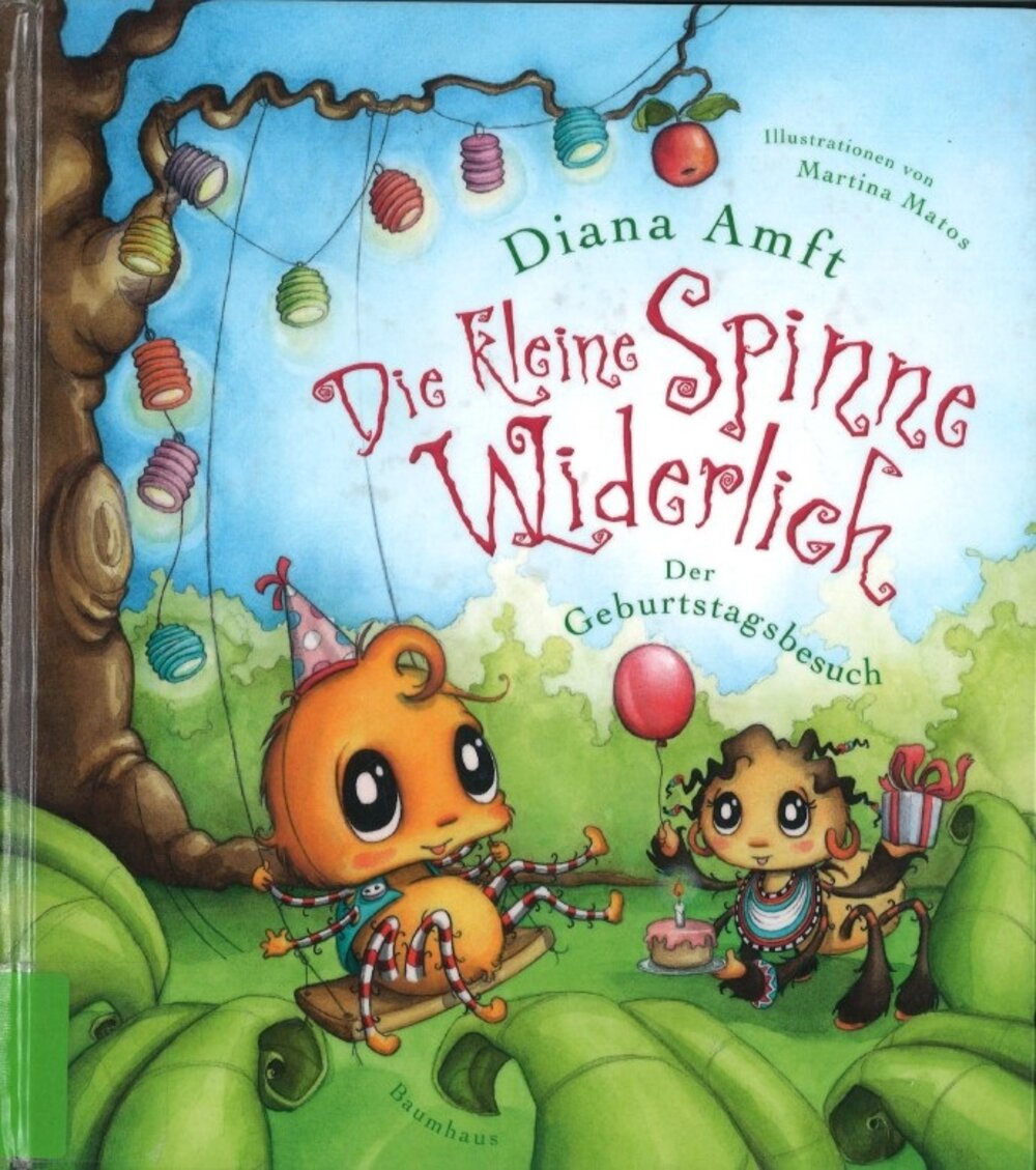 Foto: Buchcover "Die kleine Spinne Widerlich - Geburtstagsbesuch"