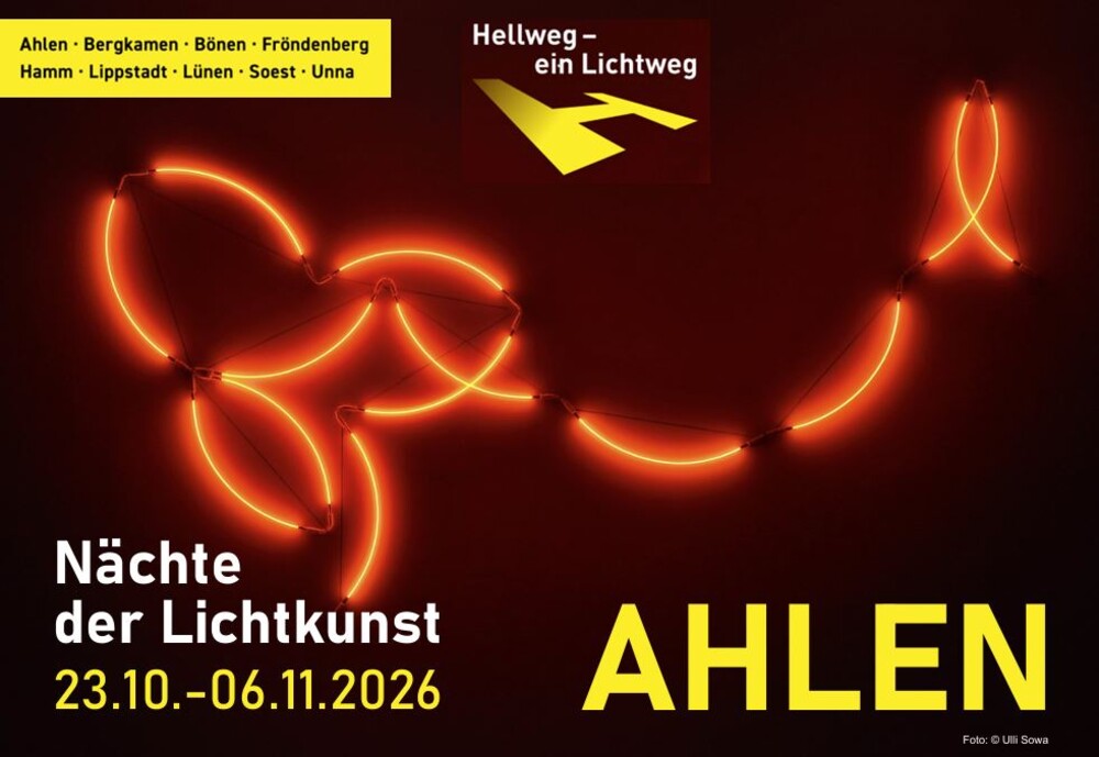Foto: Ankündigung Nächte der Lichtkunst 2026