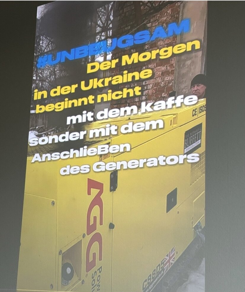 Foto: Unterstützung für Khotyn - Videoscreenshot