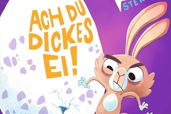 Foto: Buchcover "Ach du dickes Ei - Der NÖsterhase"