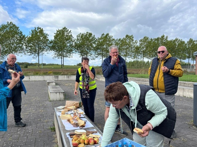 Foto: Gruppen beim Picknick