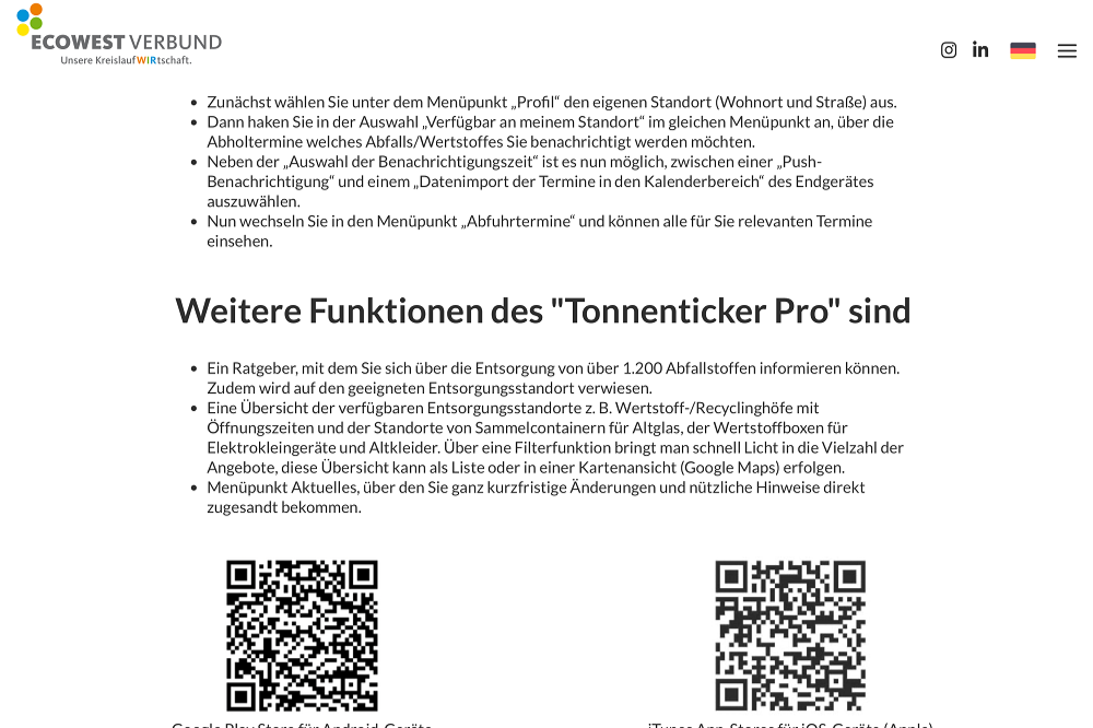 Abfallkalender 2026 liegt aus – digital wie gedruckt