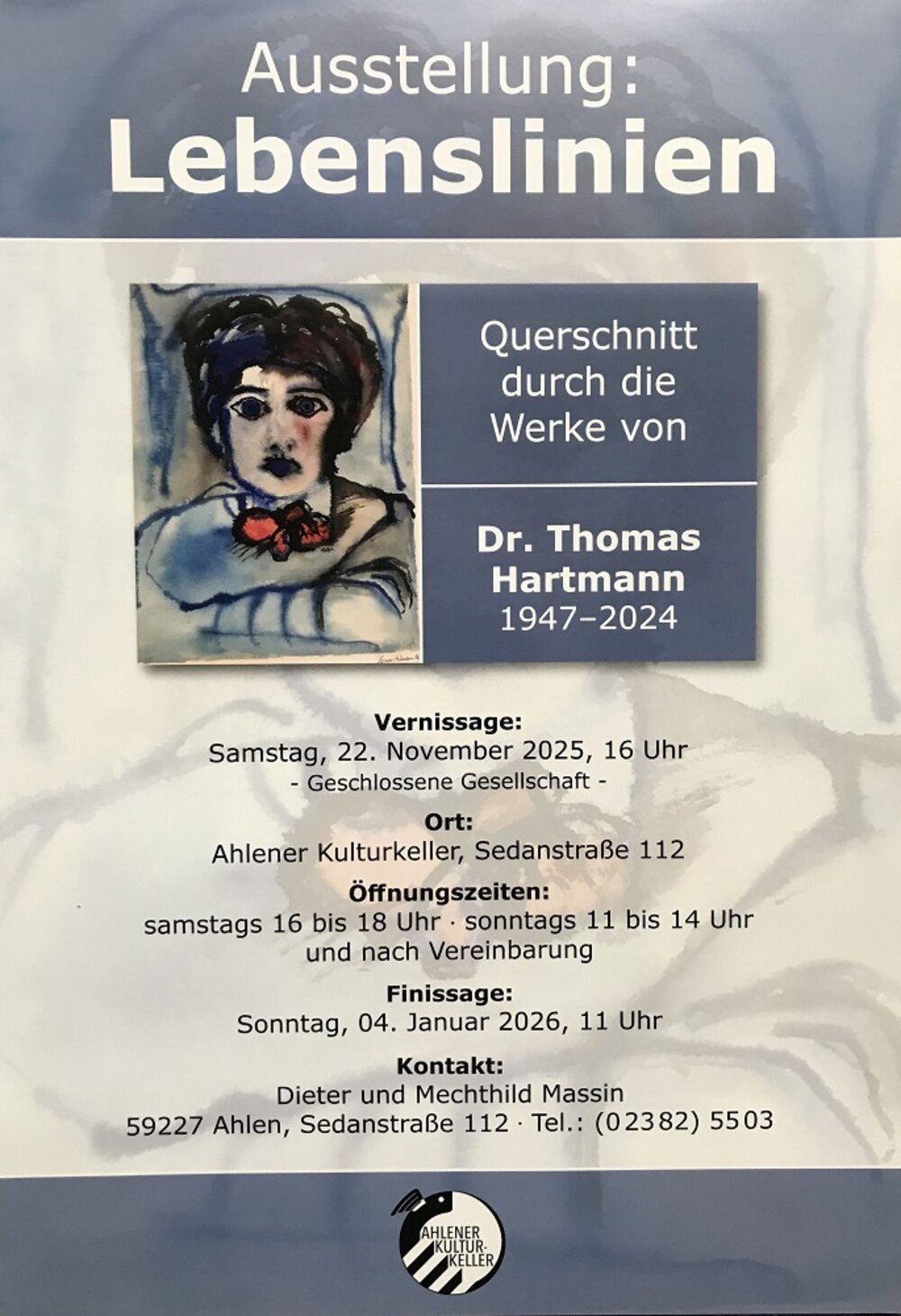 Foto: Plakat Ausstellung Lebenslinien