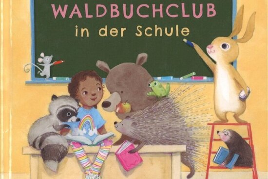 Foto: Buchcover "Der Waldbuchclub in der Schule"