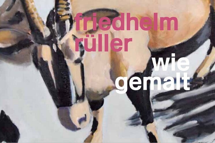 Finissage von „Wie gemalt“ mit Friedhelm Rüller
