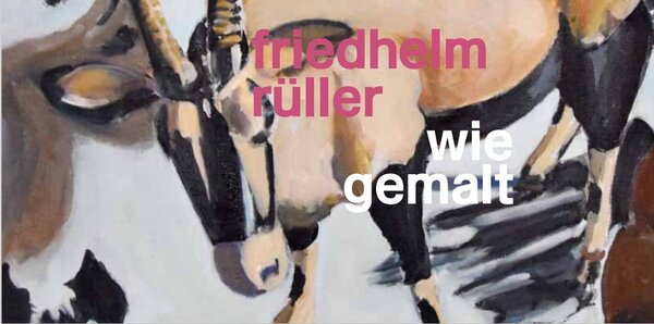 Foto: Ausstellungsplakat "wie gemalt"