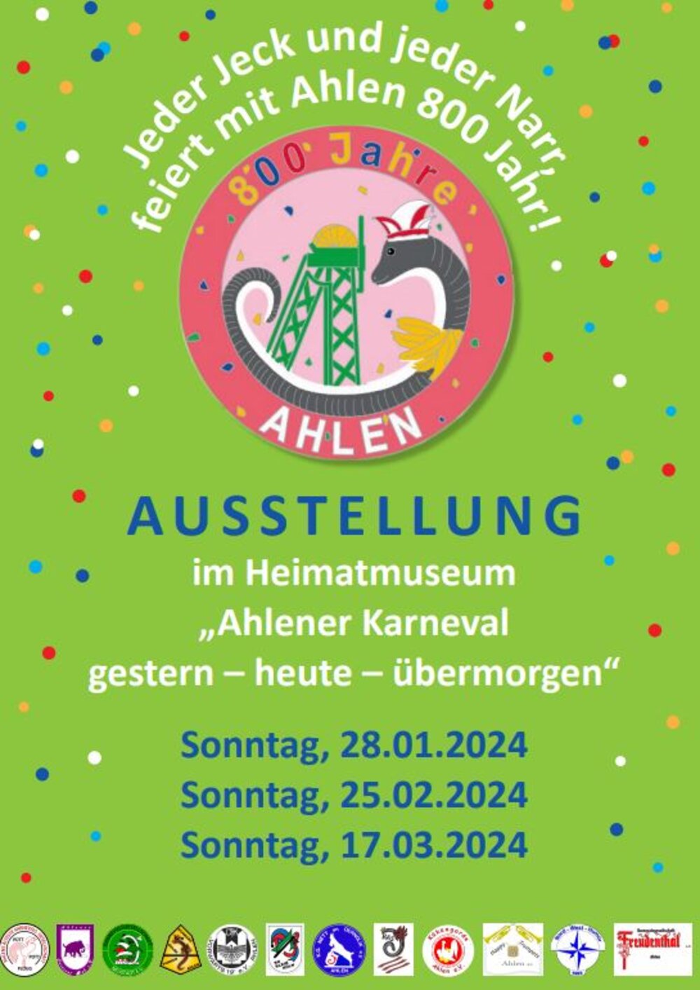 Foto: Plakat Karnevalsausstellung