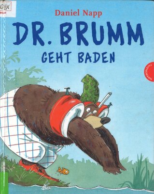 Foto: Titelseite des Buches "Dr. Brumm geht baden"