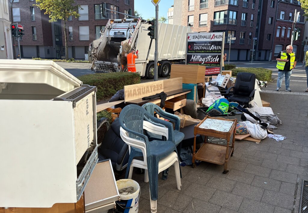 Aus den angemeldeten vier Kubikmetern Sperrmüll wurden acht Kubikmeter