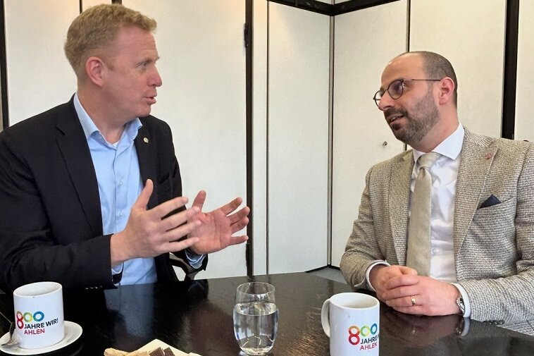 Rehbaum zu Antrittsbesuch bei Bürgermeister Harman 