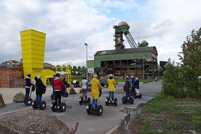 Foto: Mit dem Segway „Rund um die Zeche Westfalen“