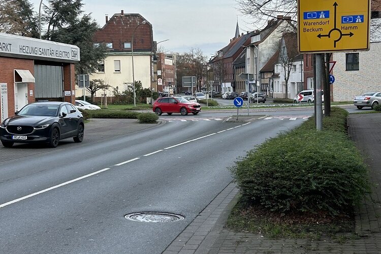 Tagesbaustelle auf Walstedder Straße