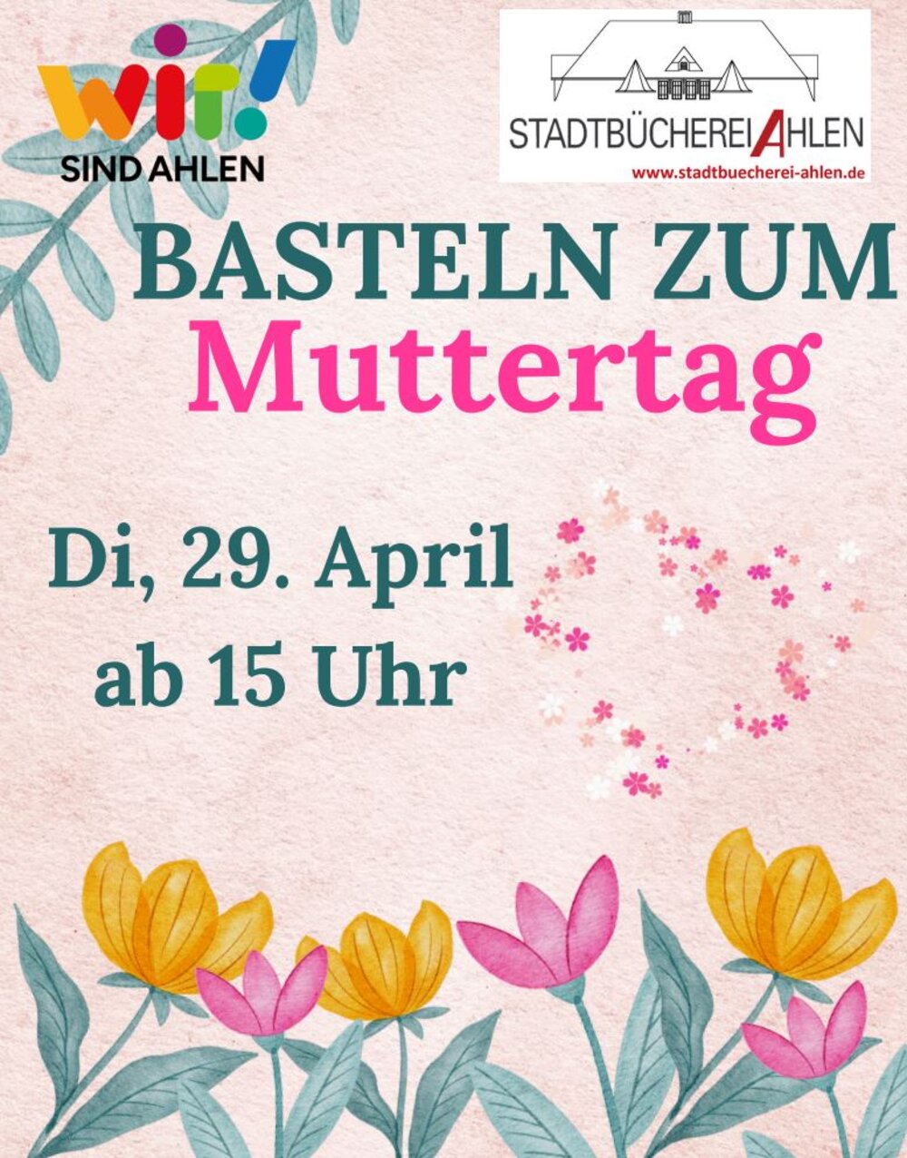 Foto: Bastelaktion in der Stadtbücherei