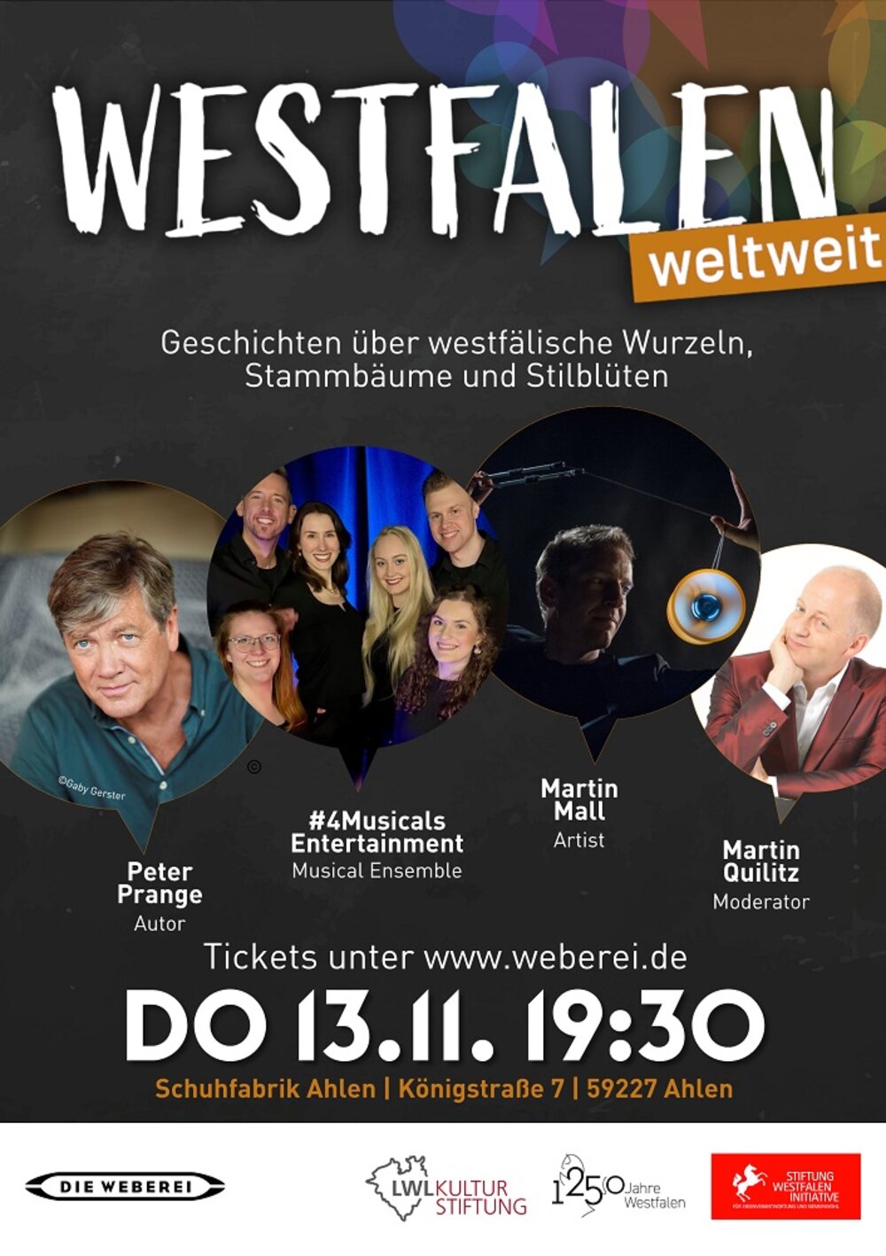 Foto: Plakat Westfalen Weltweit