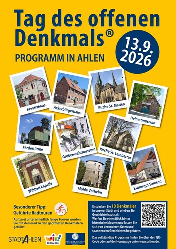 Foto: Plakat "Tag des offenen Denkmals 2026"