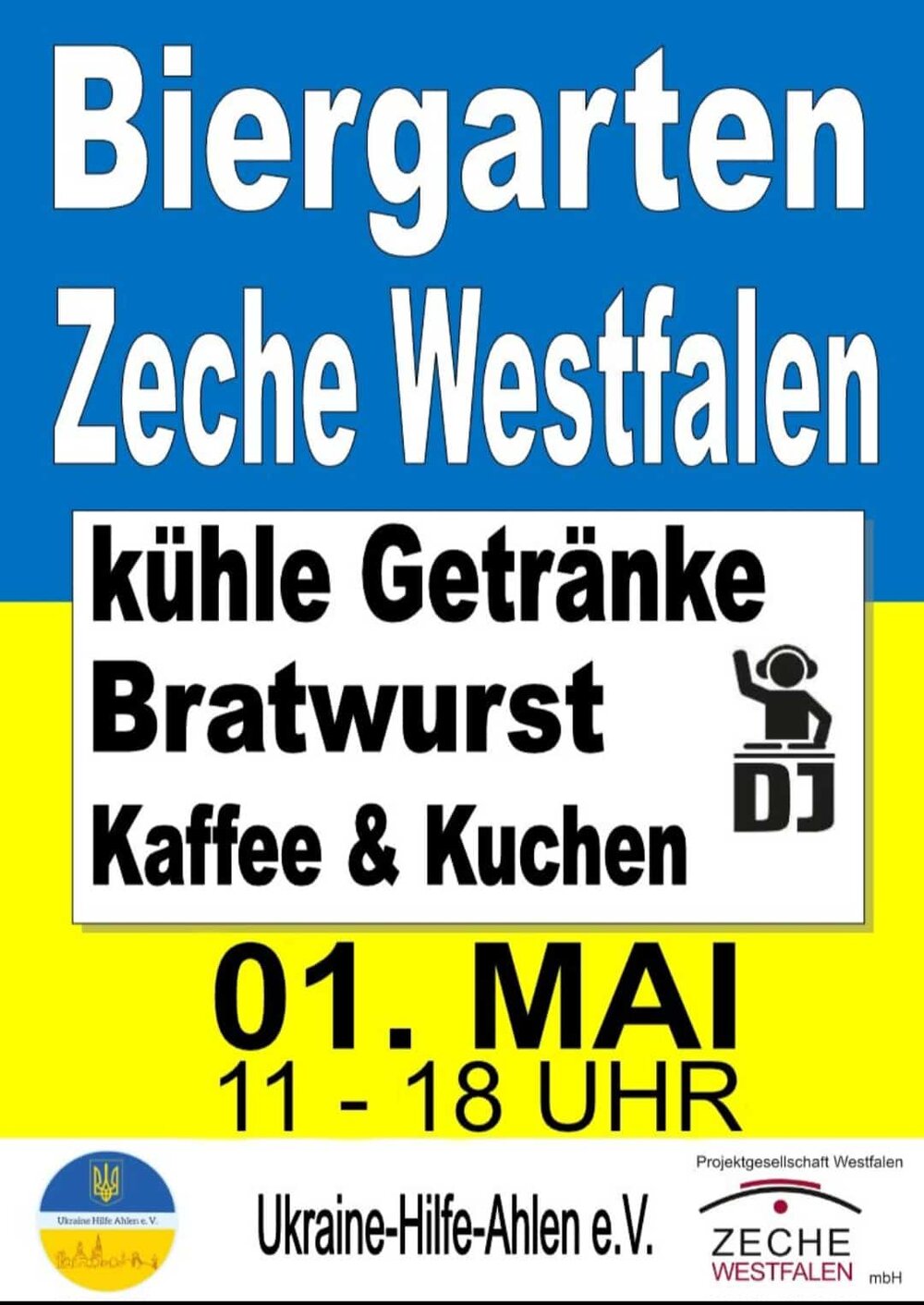 Foto: Plakat der Ukraine-Hilfe-Ahlen e.V.