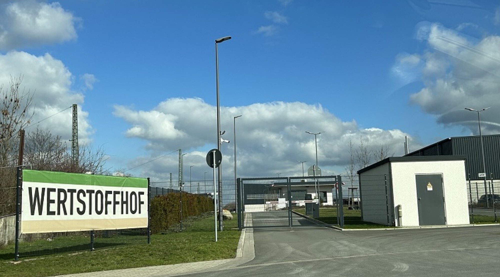 Foto: Eingang Wertstoffhof