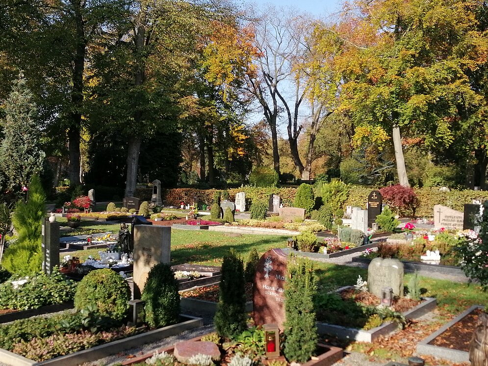 Foto: Westfriedhof Gräber