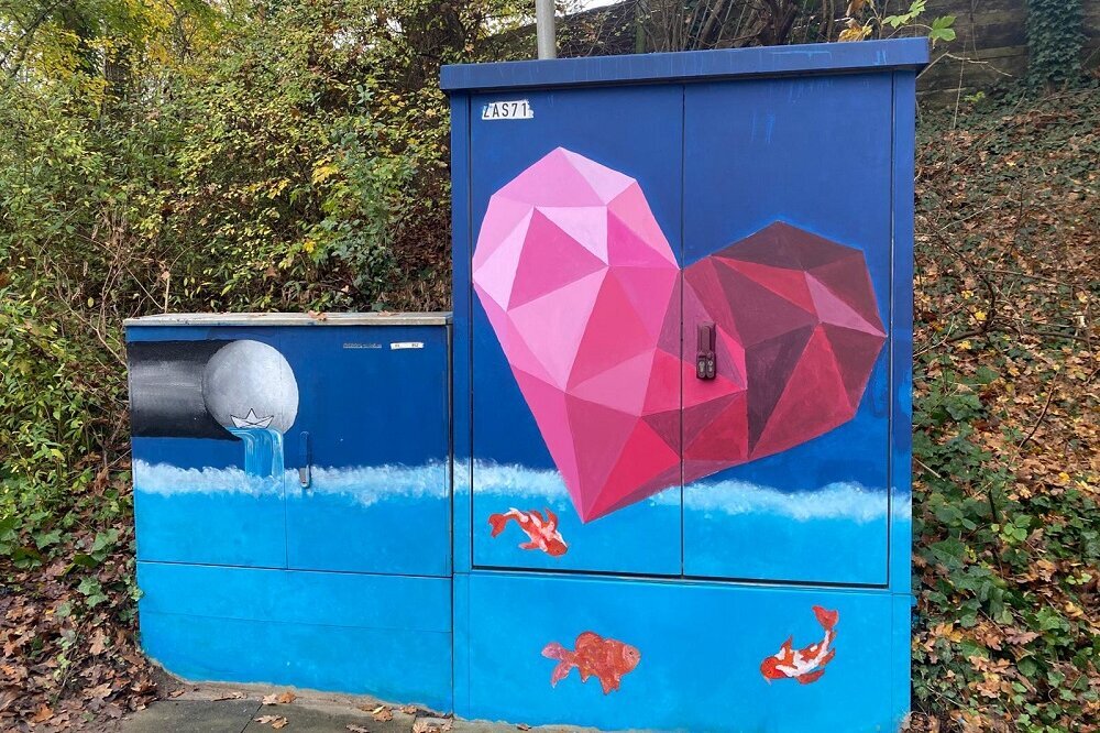 Bunte Kunstwerke für das Stadtbild – Kreativität trifft Industriekultur in Ahlen