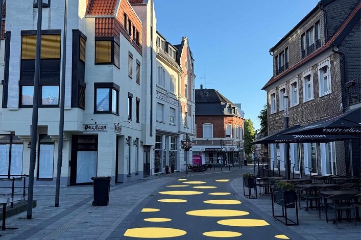 Verweilen auf dem Marktplatz: Stadt startet Beteiligungsaktion am Samstag auf der Blaulichtmeile