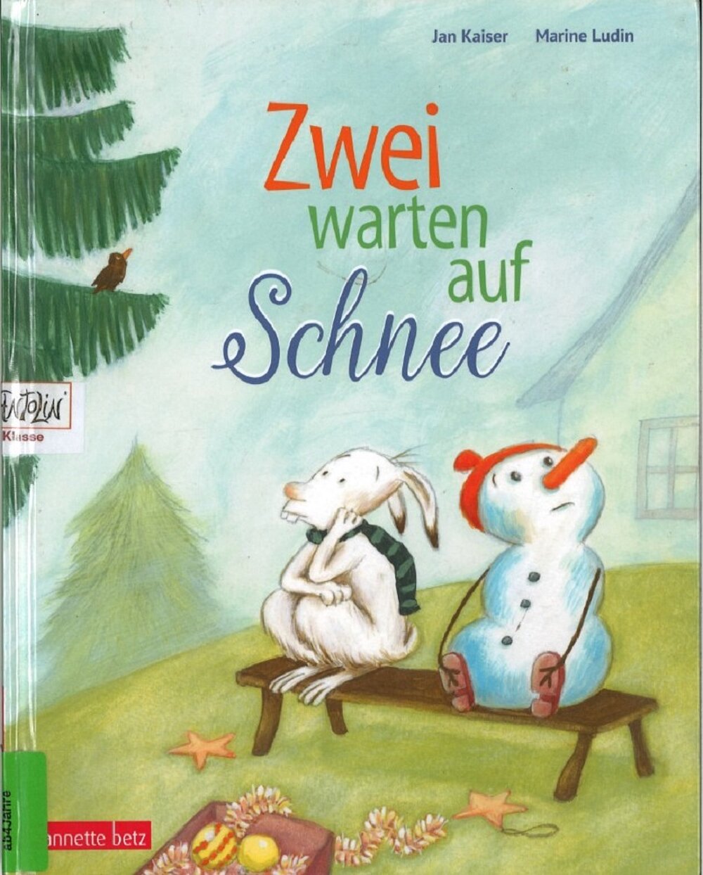 Foto: Buchcover "Zwei warten auf Schnee"